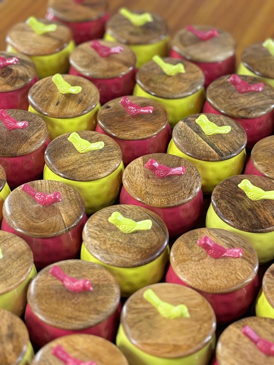 Bird Jar Return Gift | Decorative Glass Bird Jar | Wedding & Housewarming Favor Under ₹300