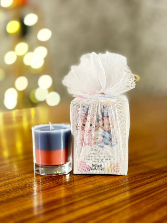 Layered Shot Glass Candle | Scented Layered Candle | Wedding & Festive Return Gift Under ₹100