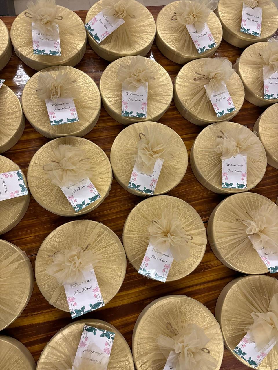 6 Inch Printed Tray Return Gift | Decorative Printed Tray | Wedding & Housewarming Favor Under ₹300