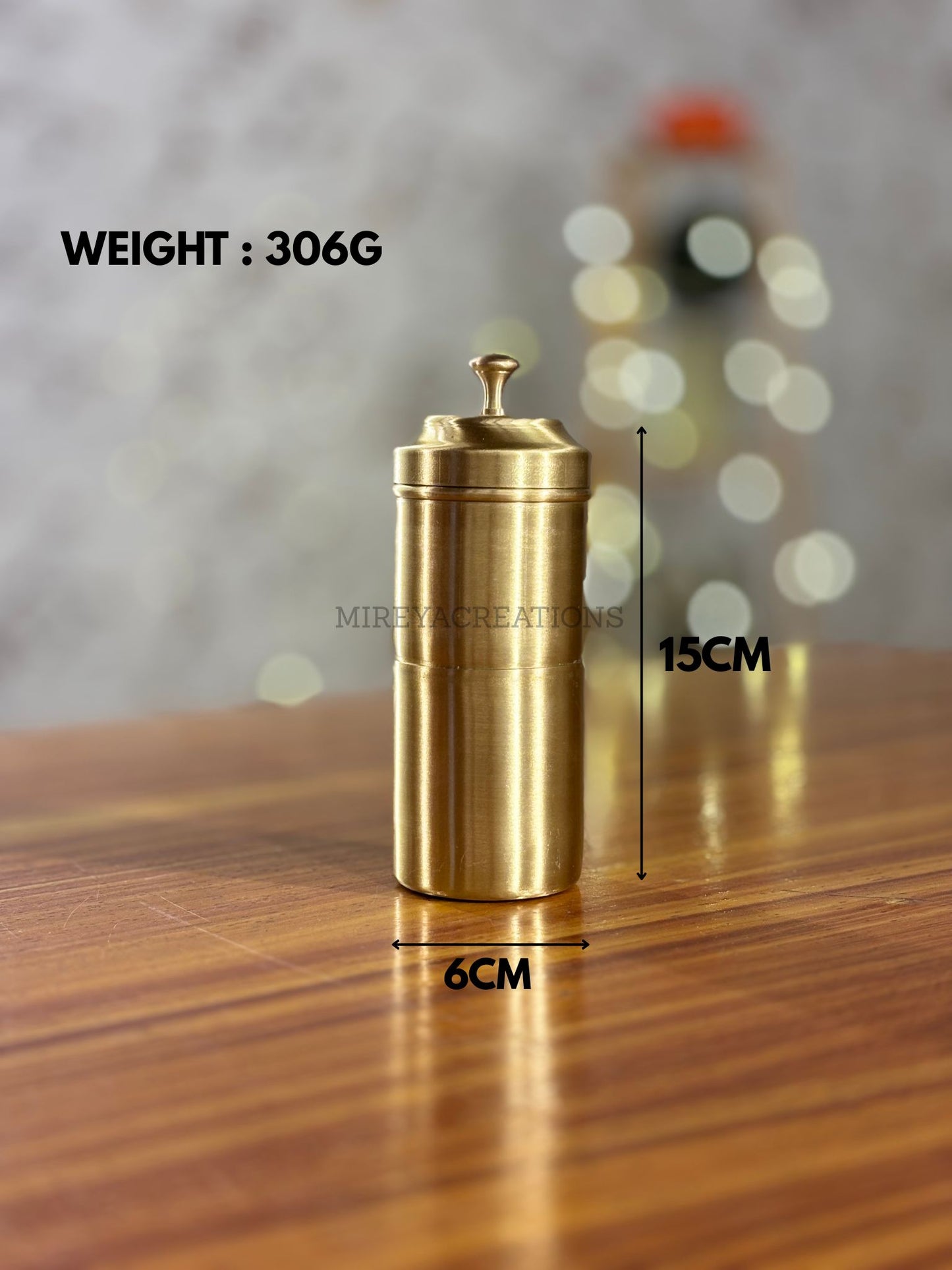 Traditional Brass Coffee Set Return Gift | Coffee Filter, Dabara & Bean Jar Under ₹1800 | Wedding & Puja Favor