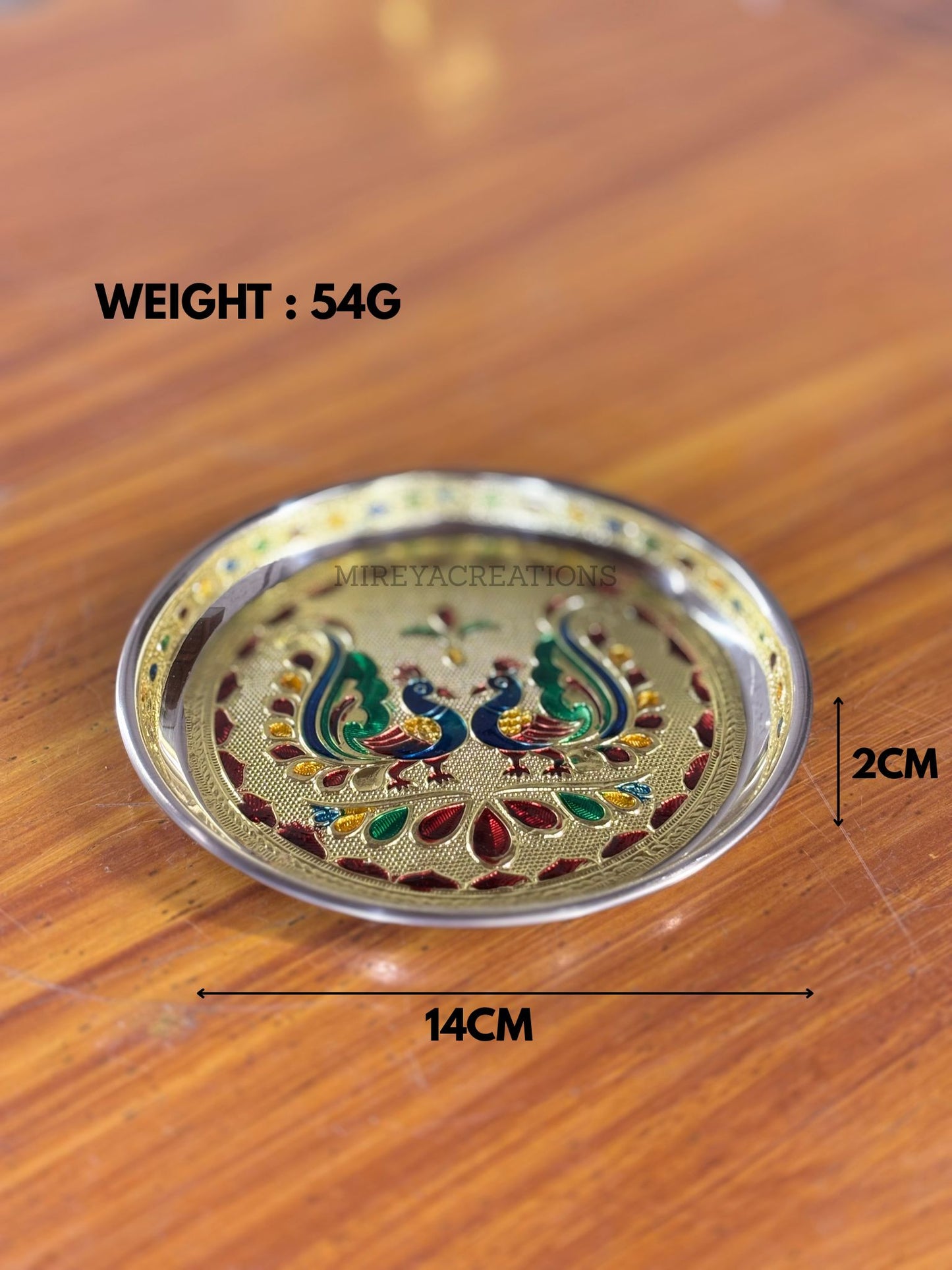 Meenakari Glass & Plate Set Return Gift | Traditional Meenakari Gift Set | Wedding & Housewarming Favor Under ₹500