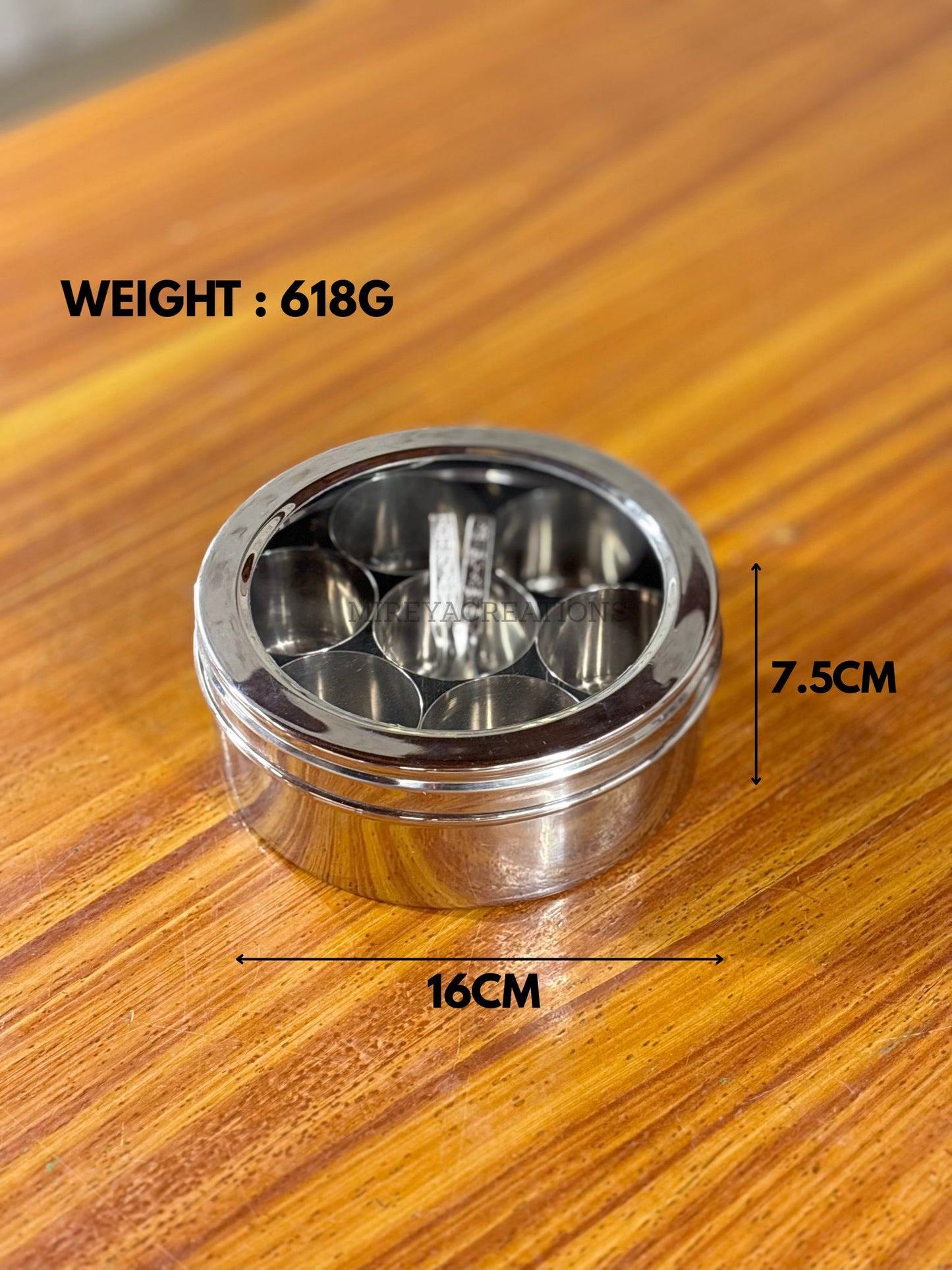 Steel Spice Box Return Gift | Stainless Steel Spice Container Under ₹600 | Wedding & Festive Favor