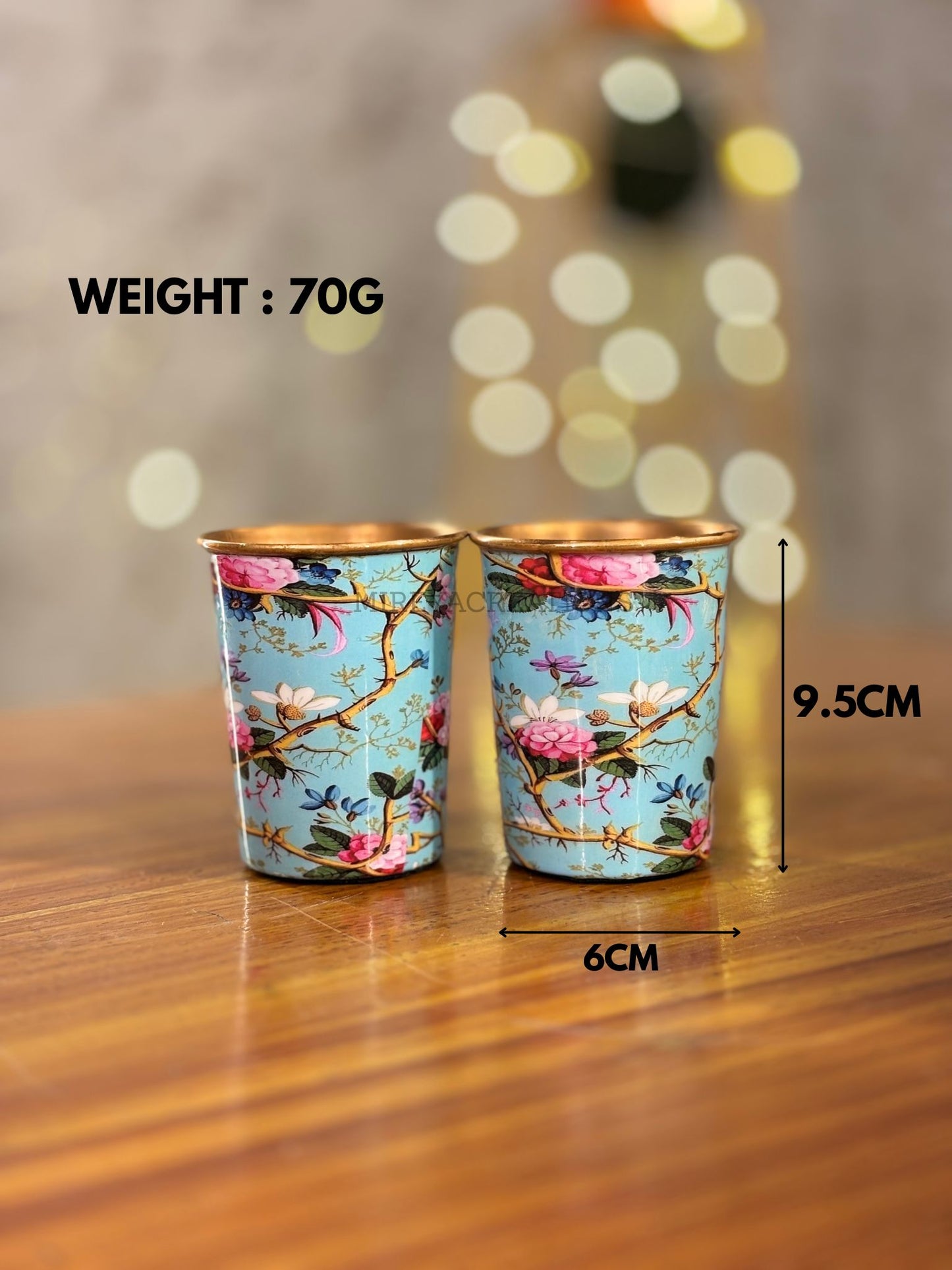Printed Copper Bottle & Glasses Gift Set Return Gift | Tin Candle & Ferrero Rocher Combo | Wedding & Festive Favor Under ₹2000