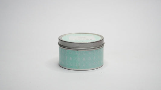 Snow Glow Scented Tin Candle