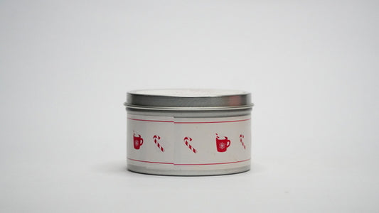 Winter Vanilla Tin Candle ( Christmas)