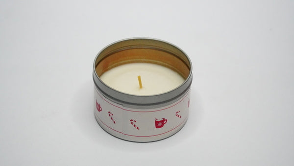 Winter Vanilla Tin Candle ( Christmas)
