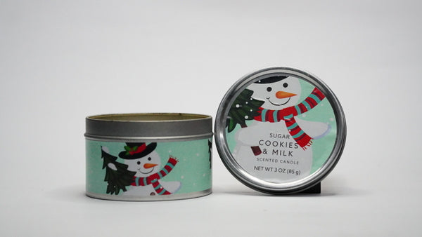 Cookie & Milk Tin Candle