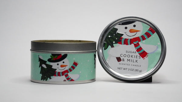 Cookie & Milk Tin Candle