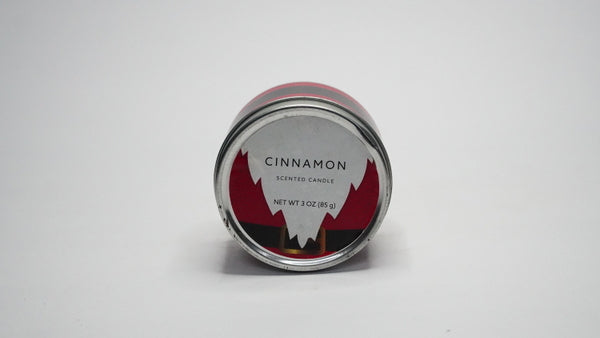 Cinnamon Scented Tin Candle