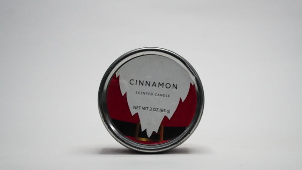 Cinnamon Scented Tin Candle