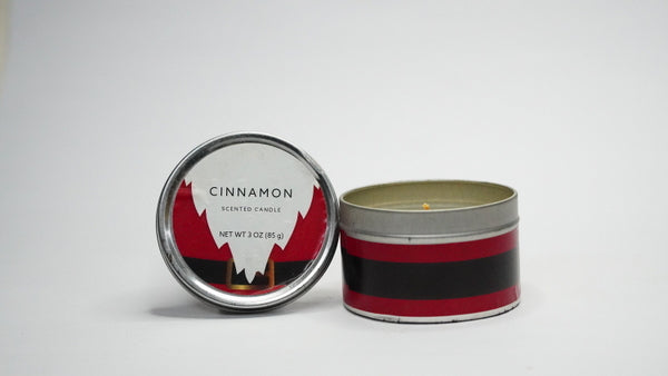 Cinnamon Scented Tin Candle