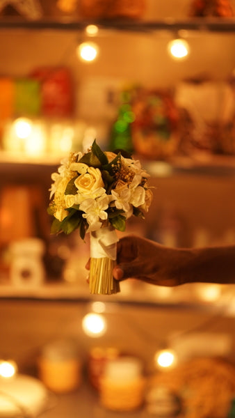 Dry flower bouquet