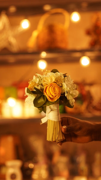 Dry flower bouquet