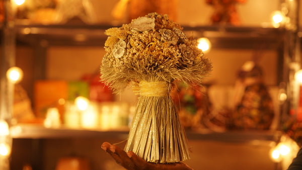 Dry flower bouquet
