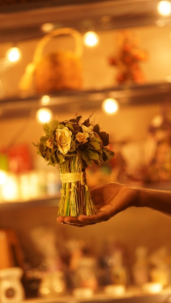 Dry flower bouquet