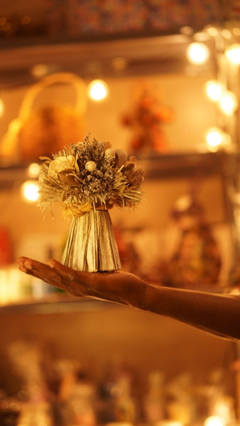 Dry flower bouquet